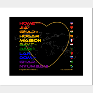 HOME: Say ¿Qué? Top Ten Spoken (World) (Rainbow) Posters and Art